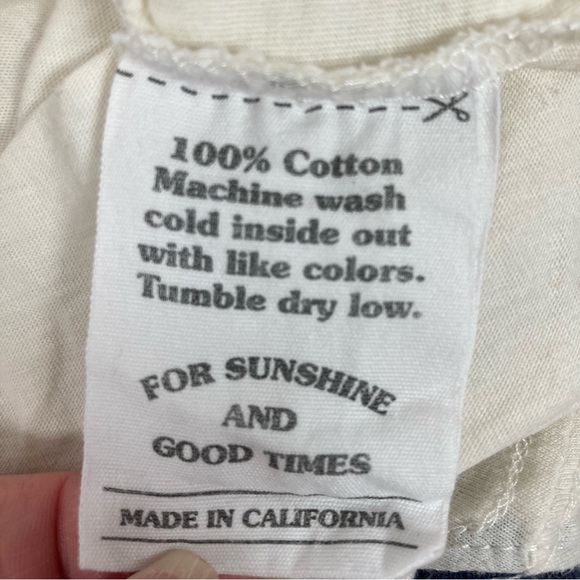 The Bee & The Fox Womens Short Sleeve Crew Neck Tee Size M Grow With The Flow - Picture 12 of 12